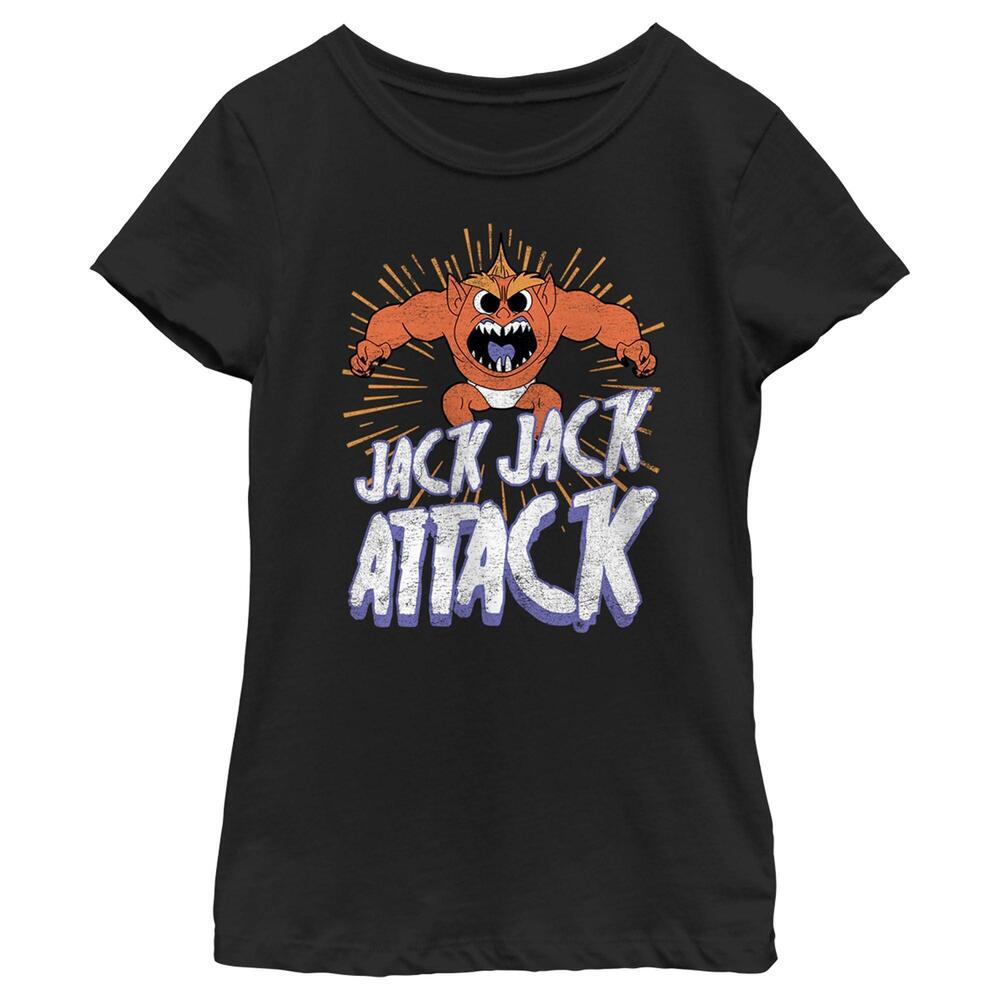 Girls The Incredibles Jackjack Attack Distressed Tshirt